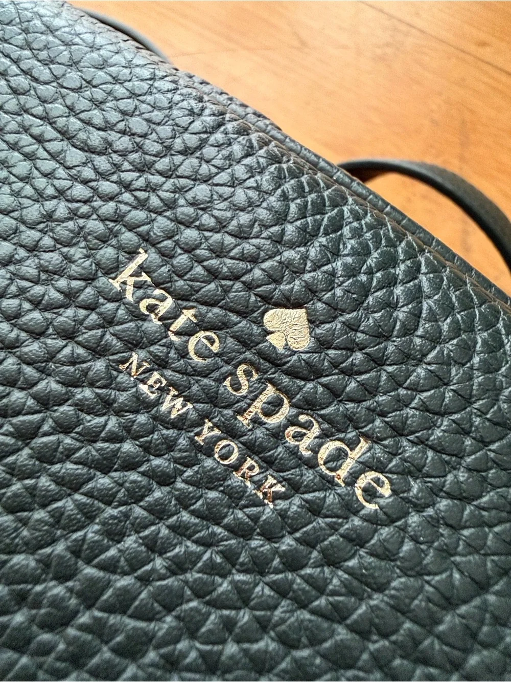 LIKE NEW kate spade Black full Leather Backpack